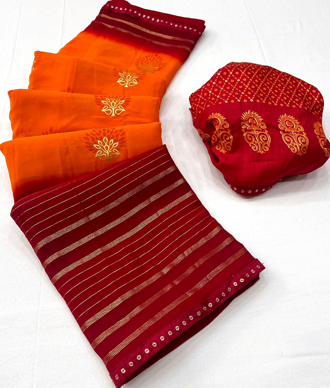 Jhalak By Lt Designer Georgette Sarees Catalog